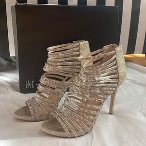 INC Heels w matching clutch